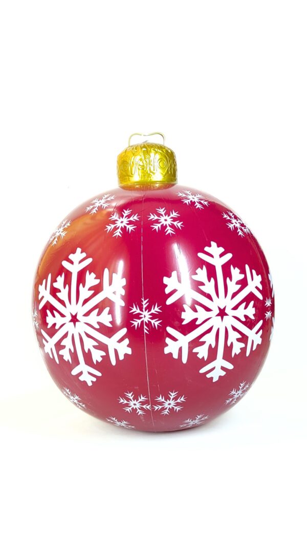 Esfera Inflable Decorativa Copos BL 60cm Vino