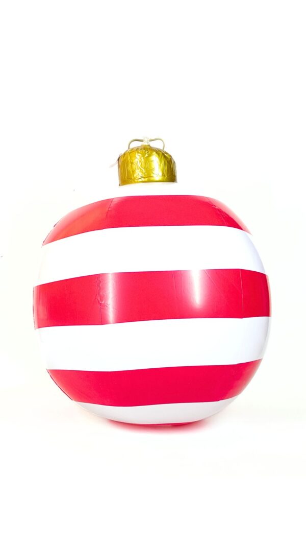 Esfera Inflable Decorativa Círculos 60cm Rojo