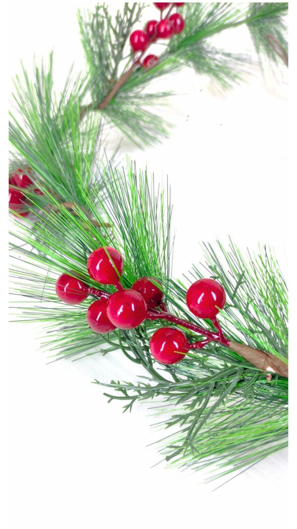Guirnalda Berries 190cm Verde unidad